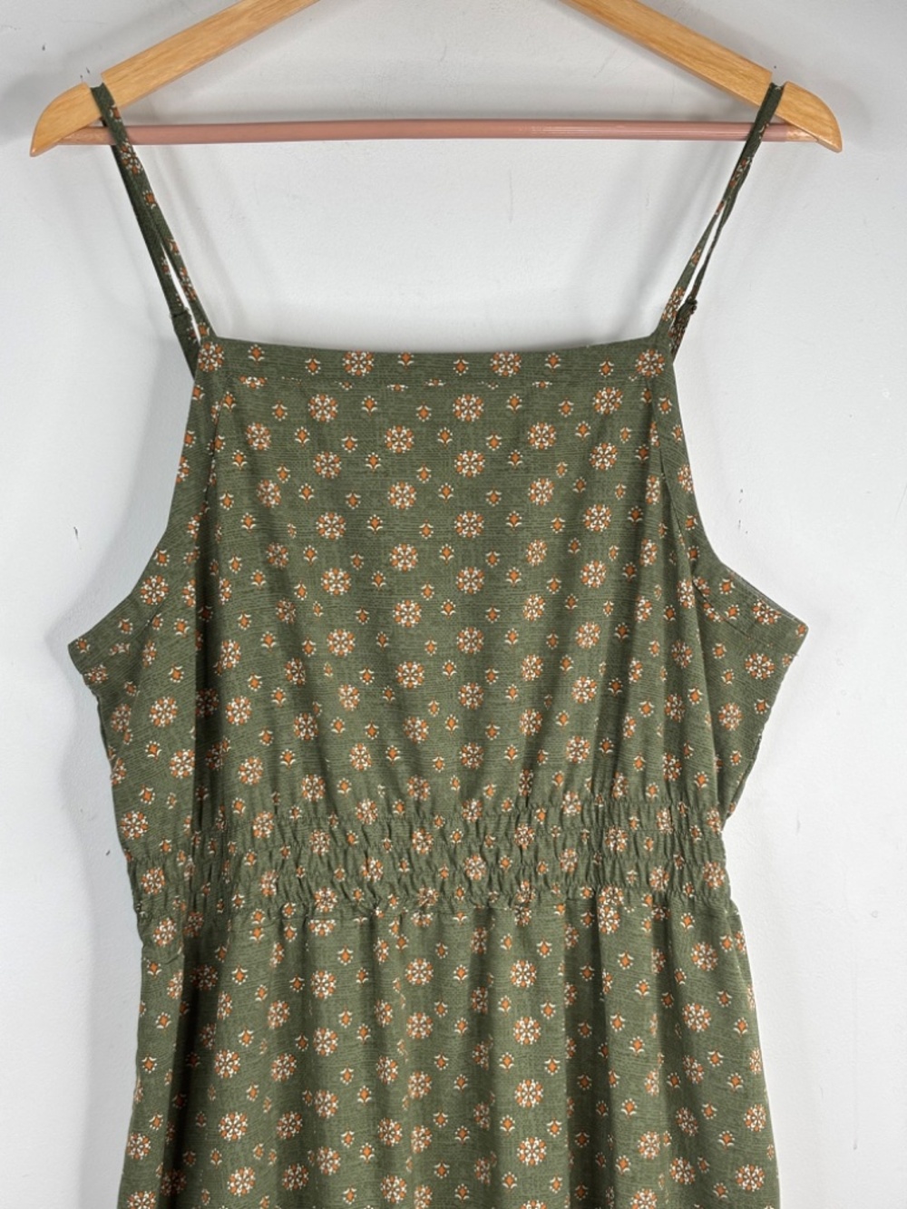 Toad&Co Sunkissed Bella Midi Dress XL Sleeveless Pockets Quick Dry Outdoor Green - Picture 3 of 11